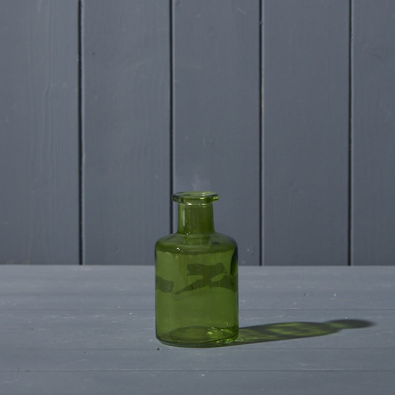 Emerald Green Glass Bottle (11.8cm) detail page